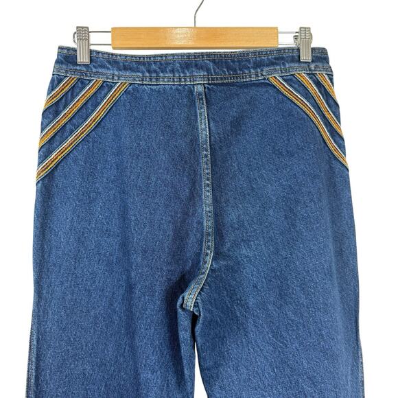 Free People Blue Flare & Wide Leg Jeans - Picture 8 of 14